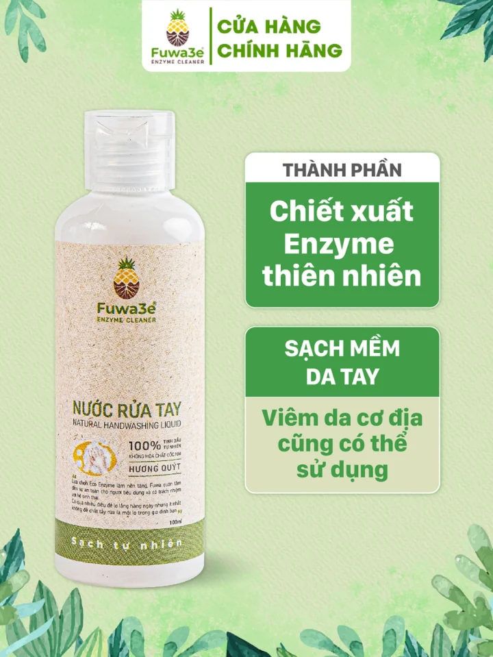 NƯỚC RỬA TAY FUWA HƯƠNG QUÝT 100ML
